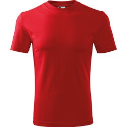 Unisex környakas póló, piros, 160 g/m²