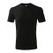 Unisex környakas póló, fekete, 200 g/m²