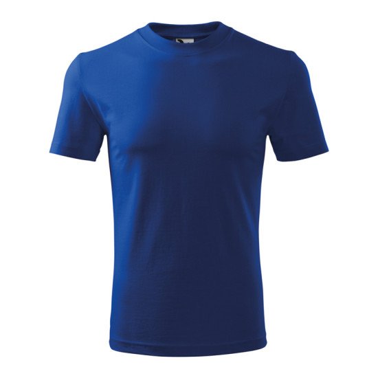 Unisex környakas póló, királykék, 200 g/m²