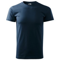 Férfi környakas póló, tengerészkék, 160 g/m²