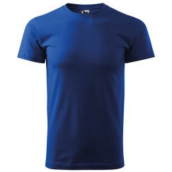 Férfi környakas póló, királykék, 160 g/m²