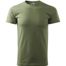Férfi környakas póló, khaki, 160 g/m²