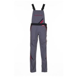 Highline női mellesnadrág, sötétszürke/fekete/piros