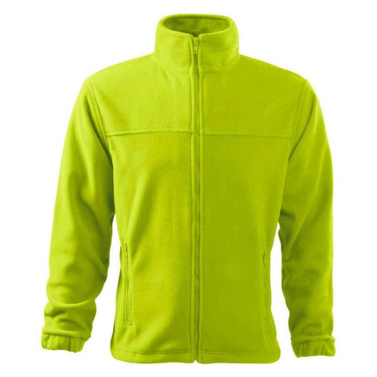 Férfi polár pulóver, lime, 280 g/m²
