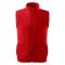 Unisex polár mellény, piros, 280 g/m²